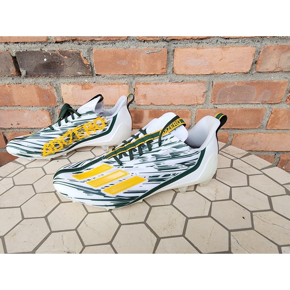 Adidas Adizero Primeknit Oregon Ducks Greenbay Packers Football Cleats Size 13 - Picture 11 of 11